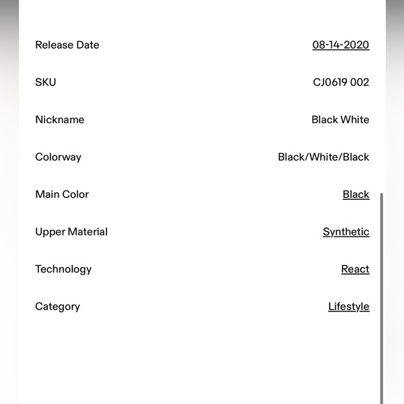 Nike Air Max 270 React W7 “Black White” - Picture 10 of 10